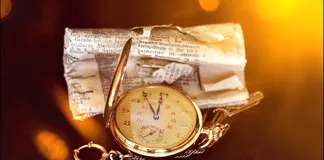 Photo of a newspaper header