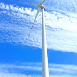 Illustration Wind Farm as Alternative Energy Infrastructure