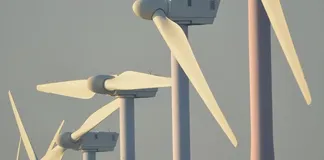 Illustration Wind Farm as Alternative Energy Infrastructure