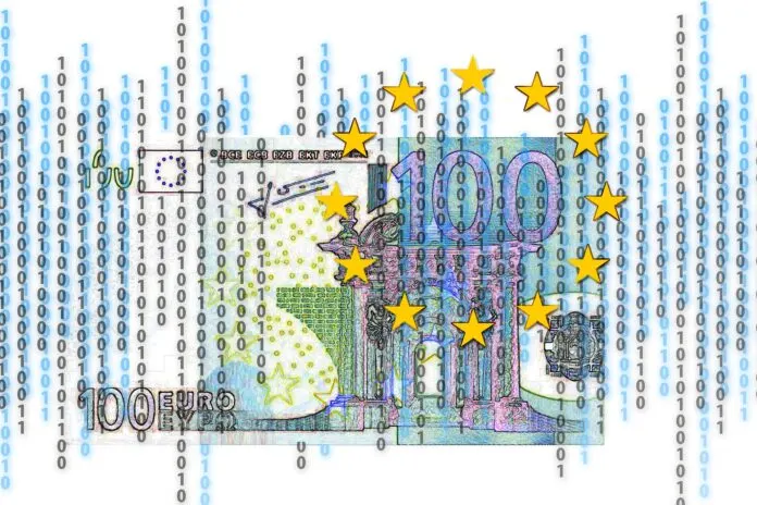 Dematerialization of the euro.