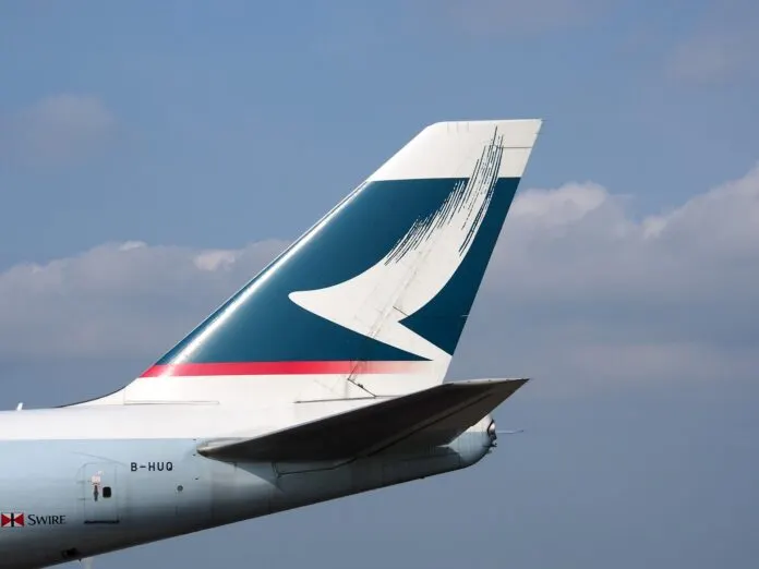 Cathay Pacific Logo on Tail