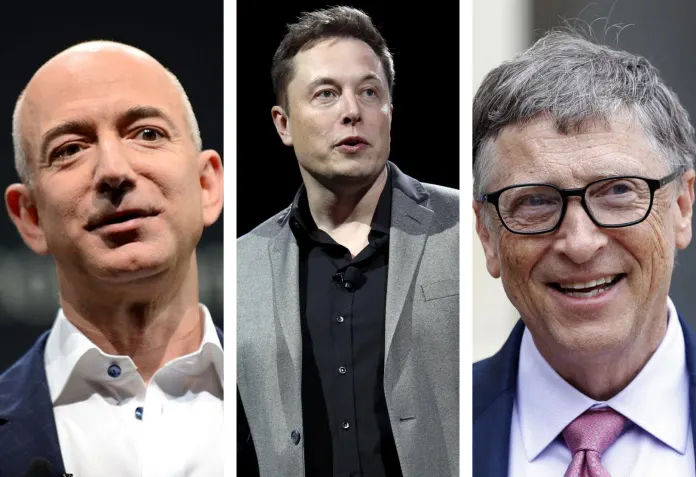 musk bezos gates
